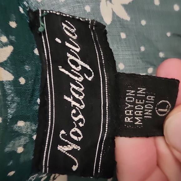 Nostalgia floral crinkle dress vintage from the 90s - Picture 4 of 16